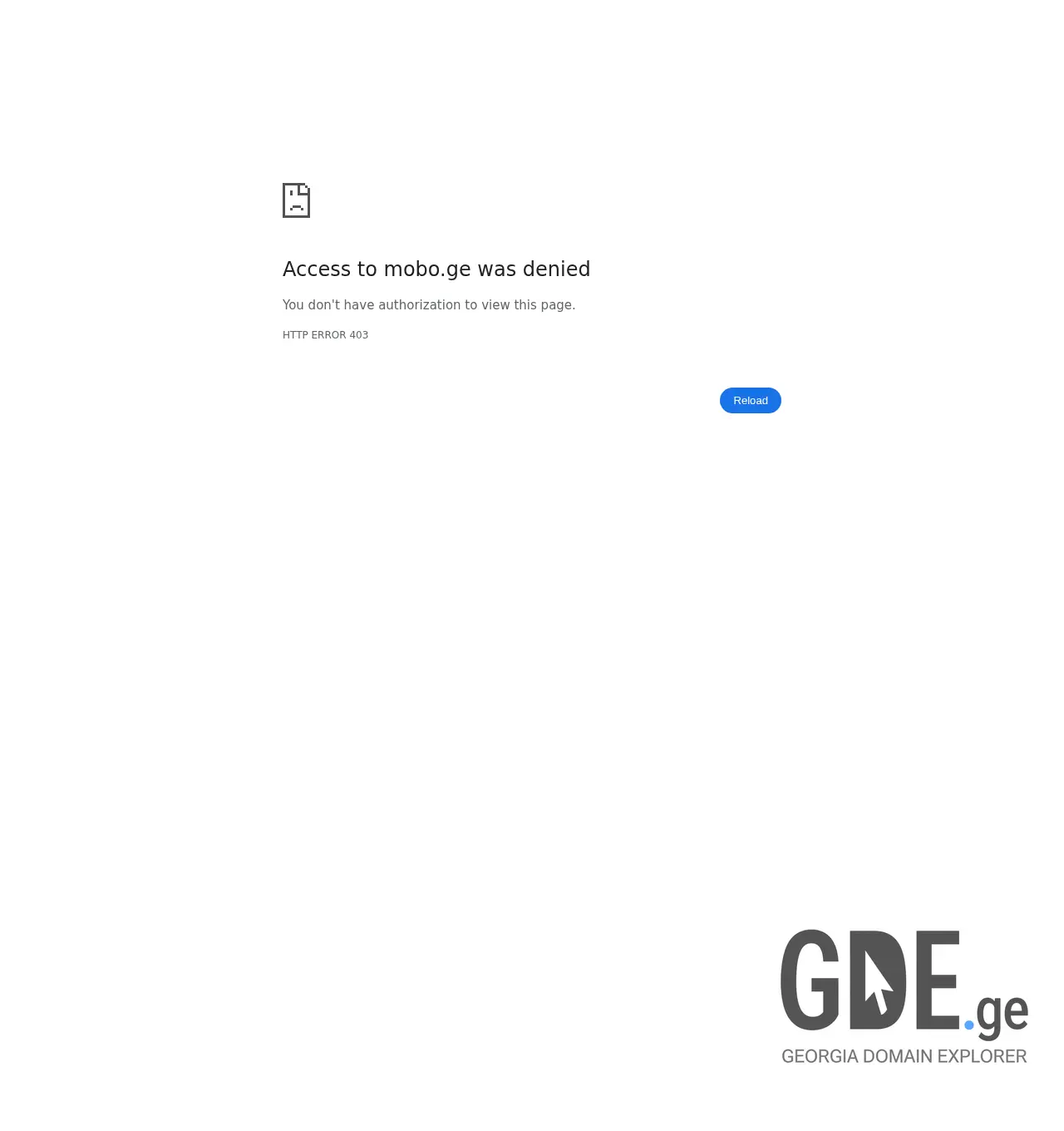 Screenshot of the site mobo.ge at 2025-12-01