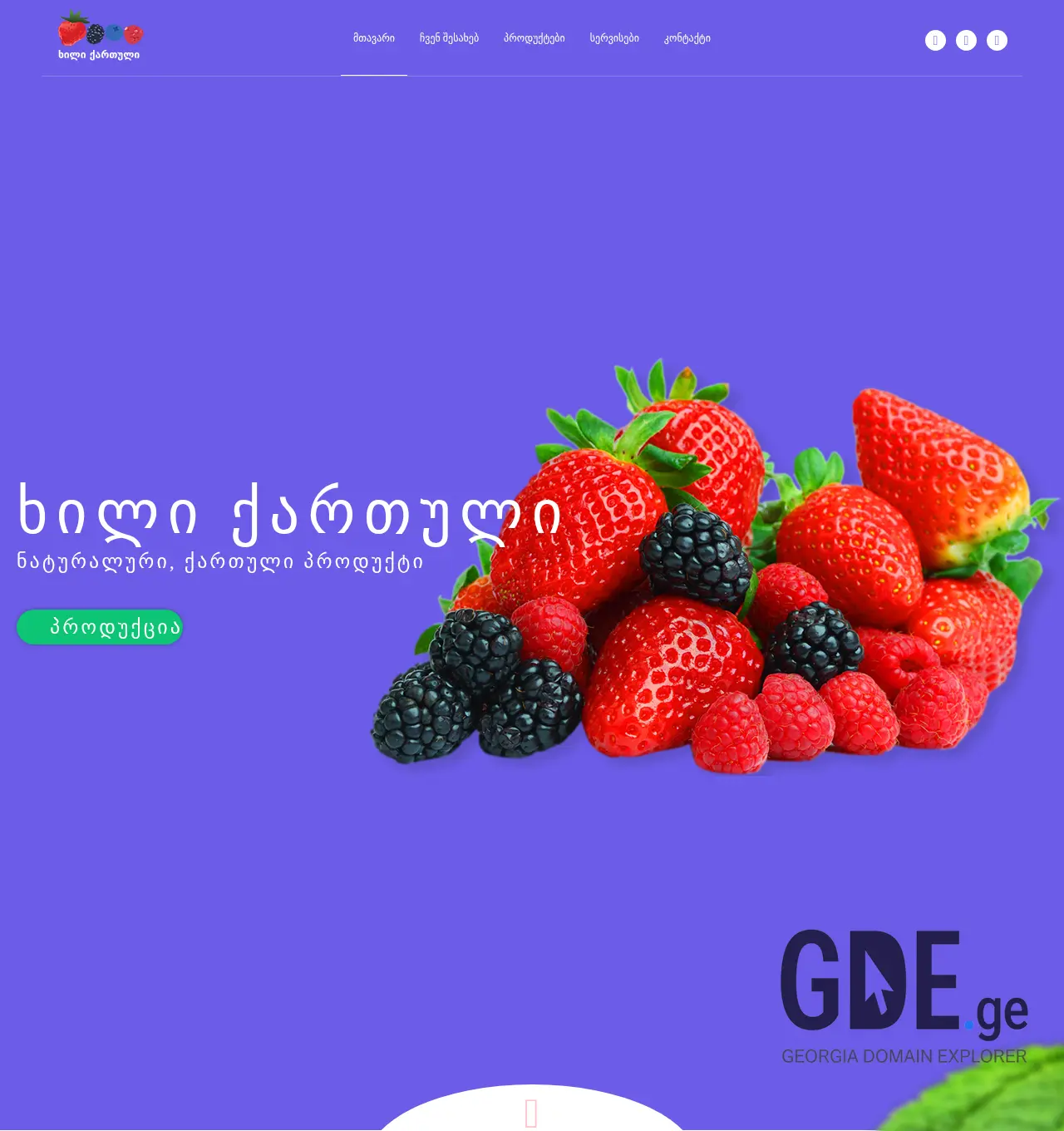 Screenshot of the site mocvi.ge at 2025-11-29