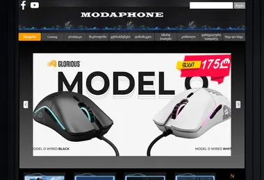 modaphone.ge-ის ეკრანის სურათი