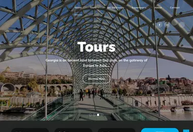 Screenshot of moditravel.ge