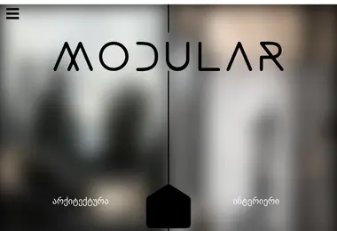 Скриншот modular.ge
