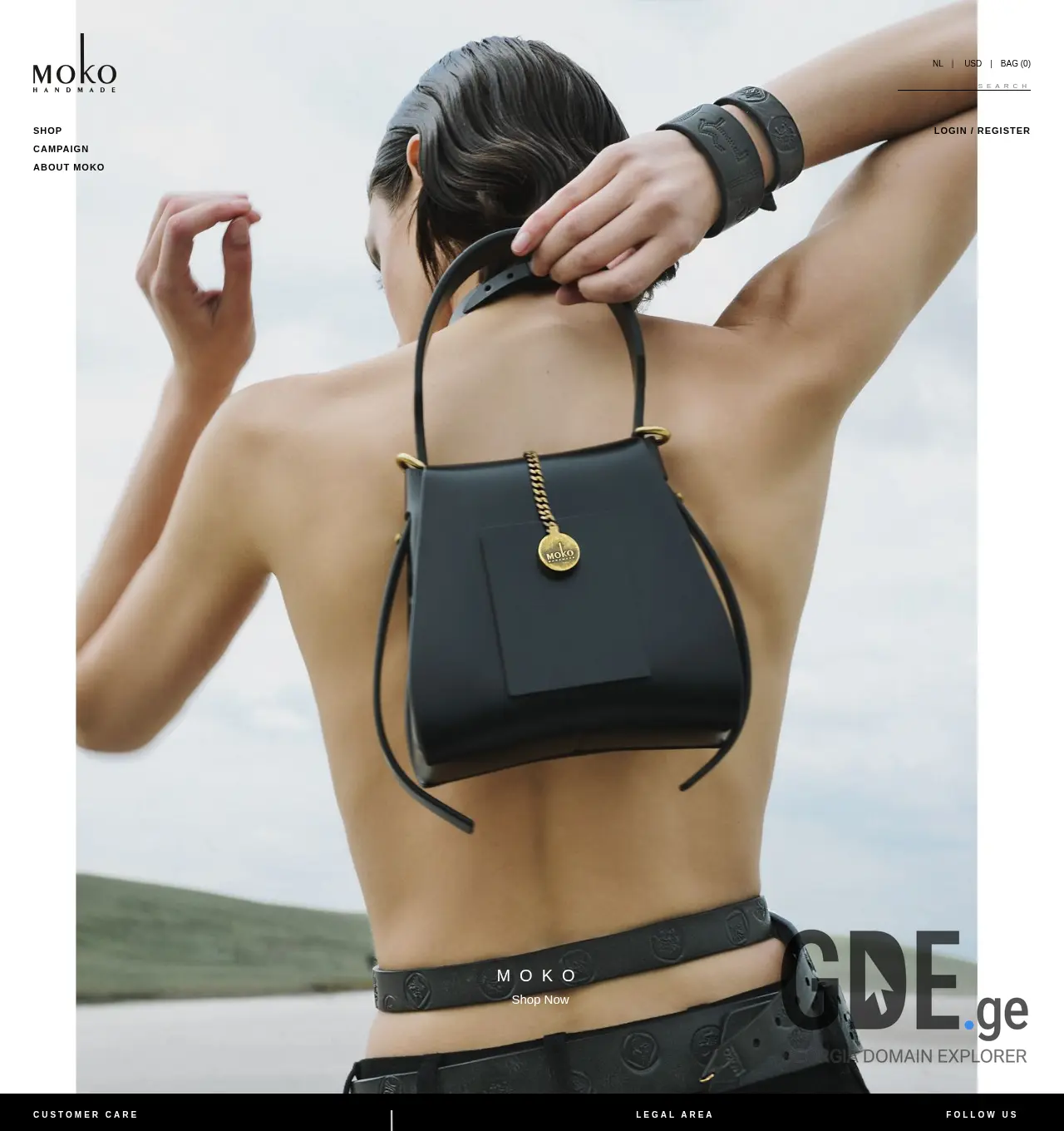 Screenshot of the site moko.ge at 2025-12-01