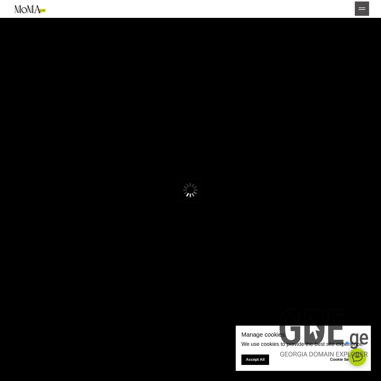 Screenshot of the site momaliv.ge at 2025-12-11