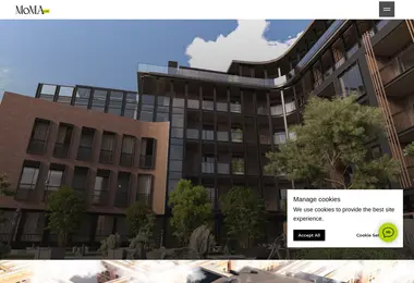 Screenshot of momaliv.ge