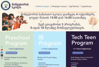 Скриншот montessorischool.ge