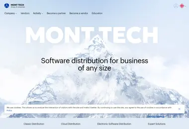 Screenshot of monttech.ge