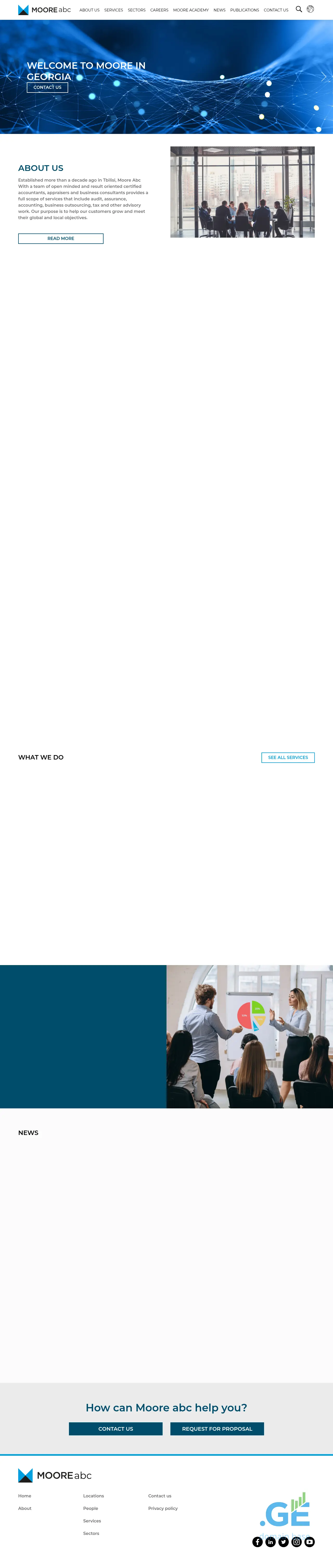 Screenshot of the site moore-georgia.ge at 2025-09-15