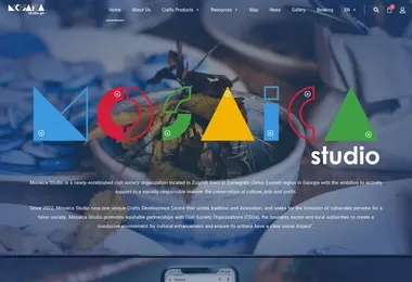 Скриншот mosaicastudio.ge