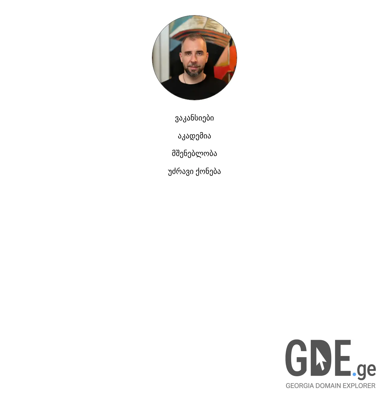 Screenshot of the site motivation.ge at 2025-12-03