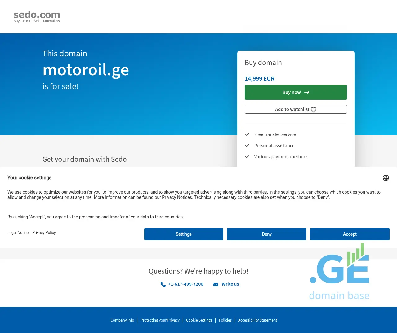 Screenshot of the site motoroil.ge