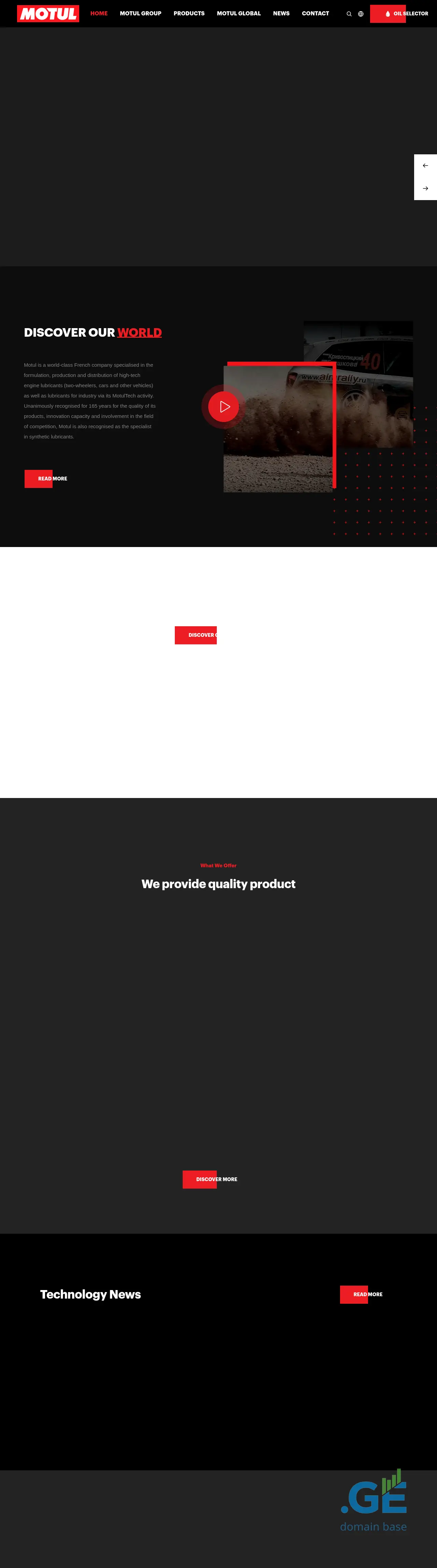 Screenshot of the site motulgeorgia.ge