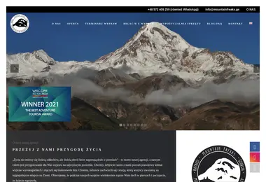 Screenshot of mountainfreaks.ge