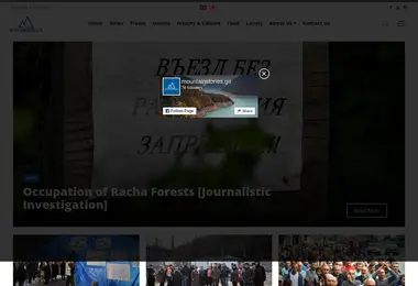 Screenshot of mountainstories.ge