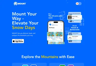 Screenshot of mountapp.ge