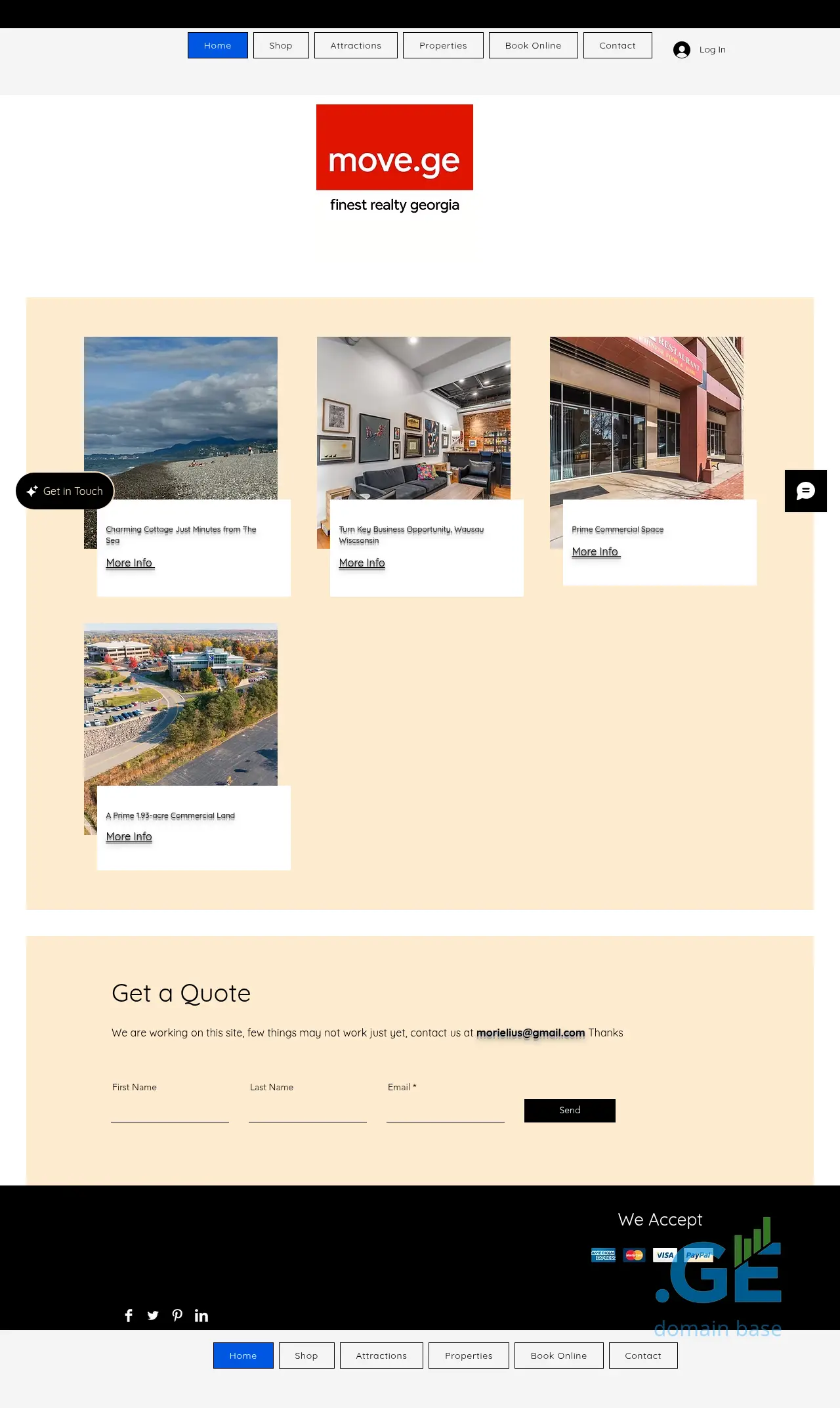 Screenshot of the site move.ge