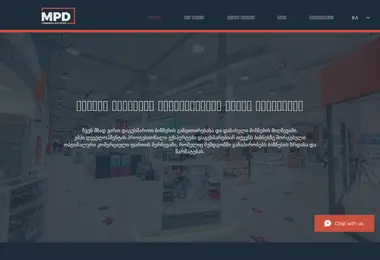 Screenshot of mpd.ge