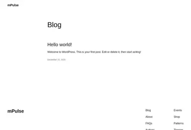 Screenshot of mpulse.ge