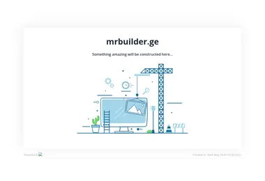 Скриншот mrbuilder.ge