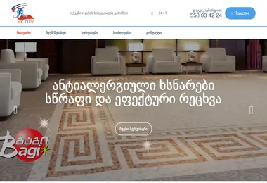 Скриншот mrtidy.ge