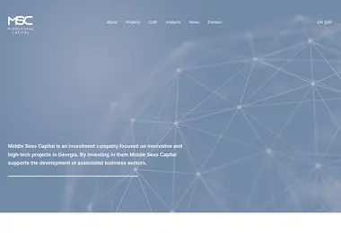 Screenshot of mscapital.ge