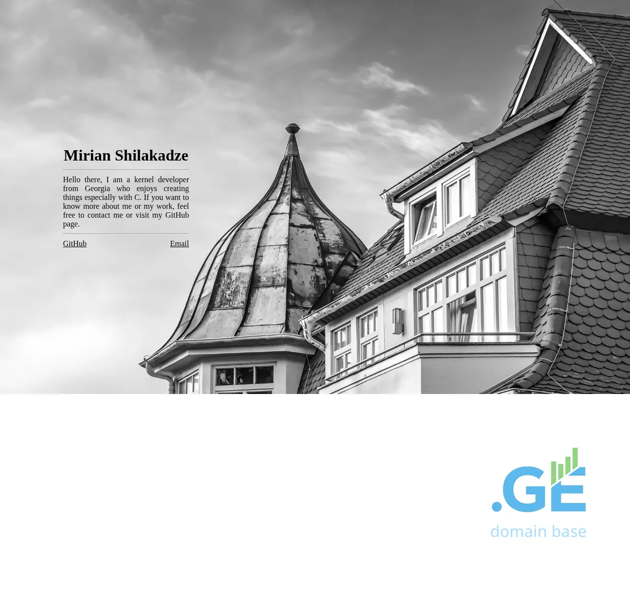 Screenshot of the site msh.ge at 2025-11-07