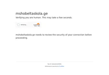Screenshot of mshobeltaskola.ge