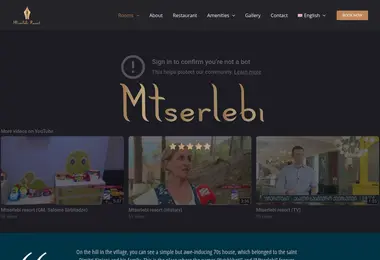mtserlebiresort.ge-ის ეკრანის სურათი