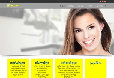 Screenshot of mullerdent.ge