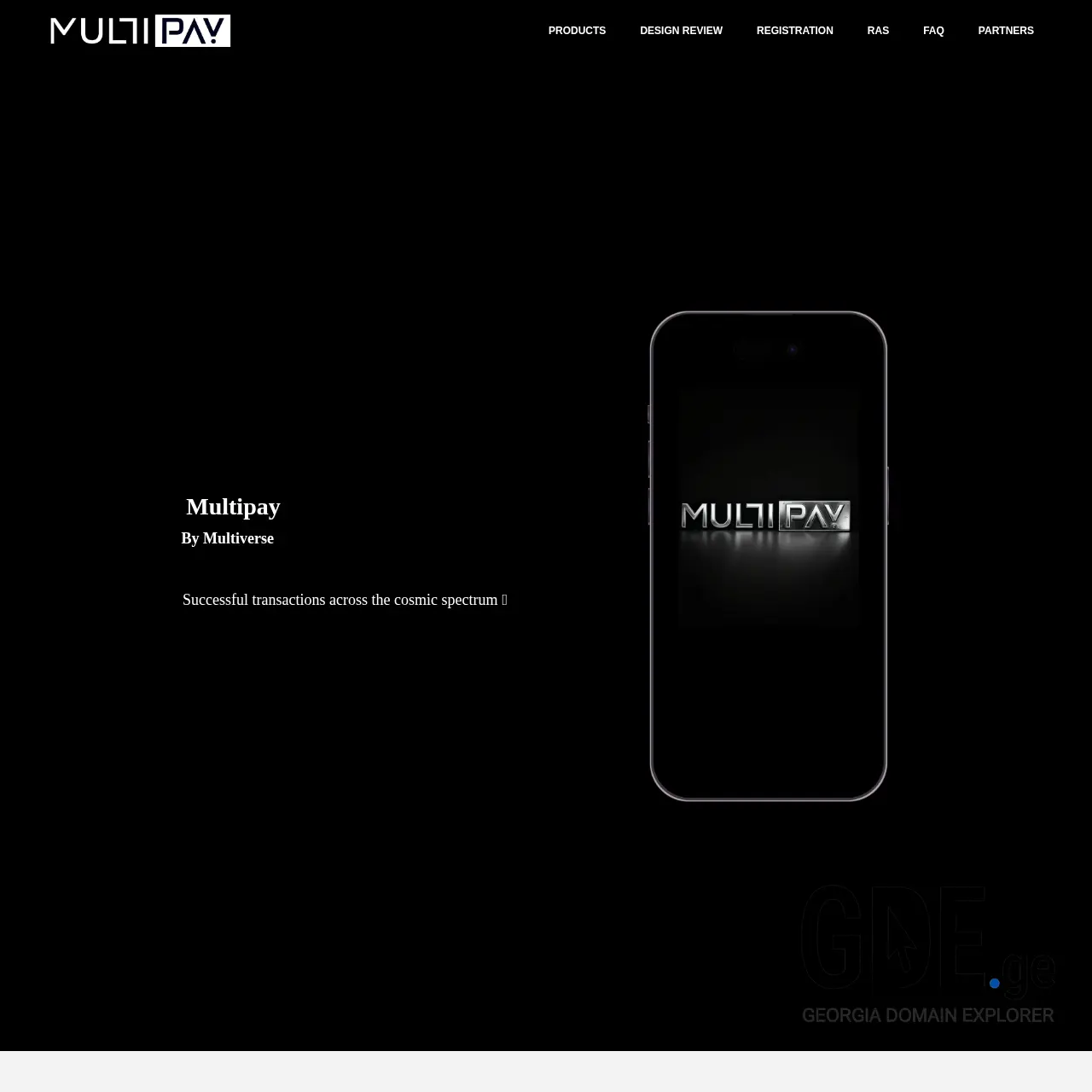 Screenshot of the site multipay.ge at 2025-12-12