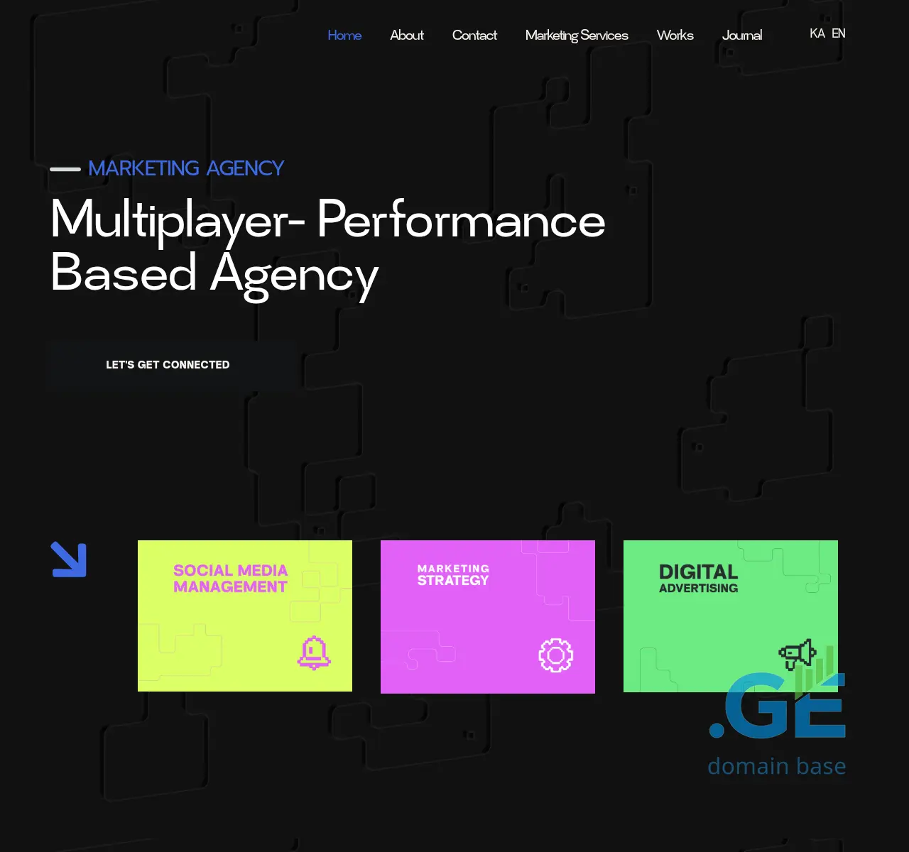 Screenshot of the site multiplayer.ge