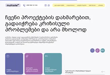 multisite.ge-ის ეკრანის სურათი
