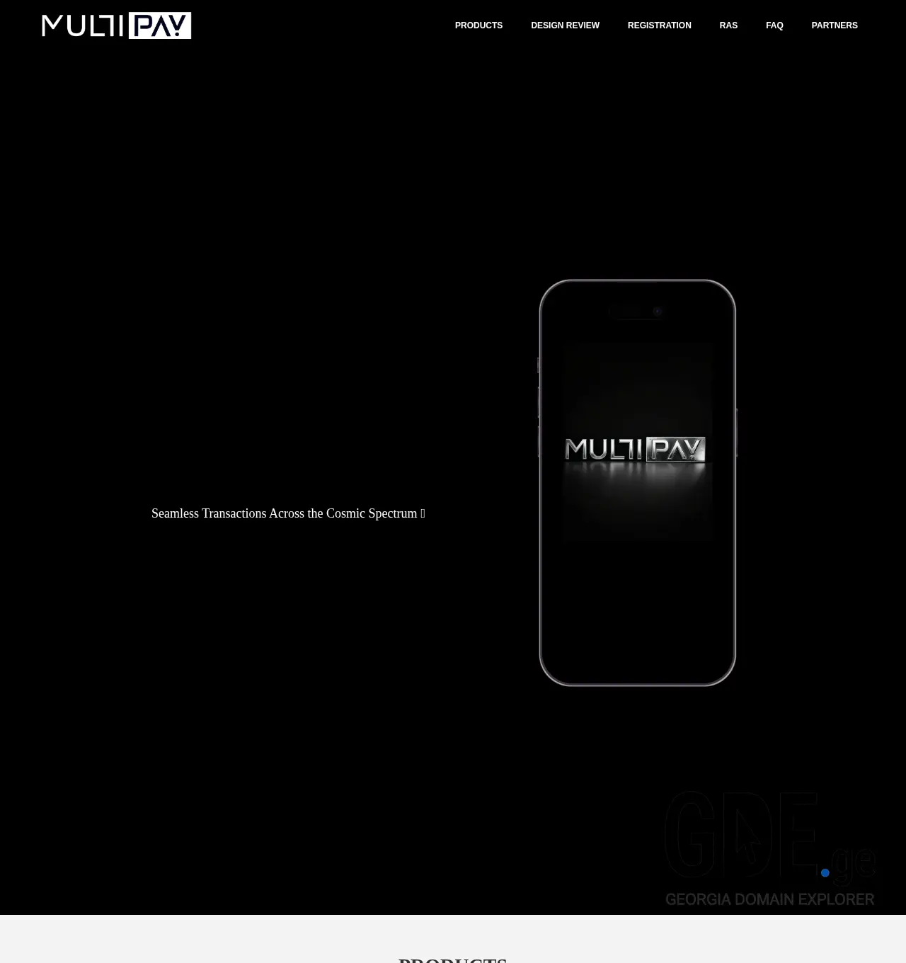 Screenshot of the site multiverse.ge at 2025-12-02