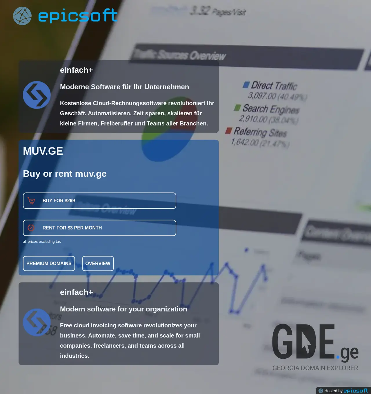 Screenshot of the site muv.ge at 2025-12-01
