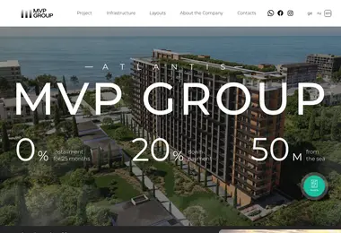 Screenshot of mvpgroup.ge