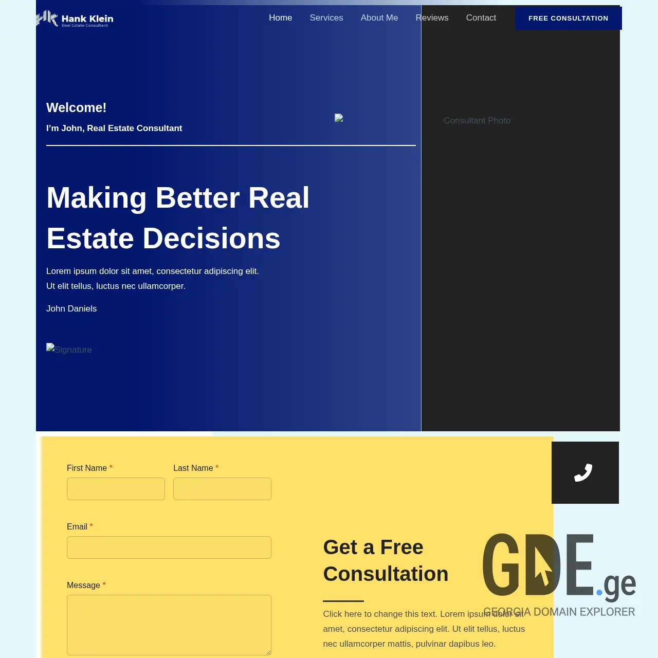 Screenshot of the site myadvisor.ge at 2025-12-11