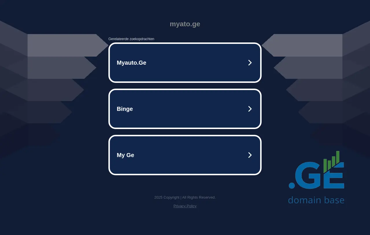 Screenshot of the site myato.ge at 2025-10-10
