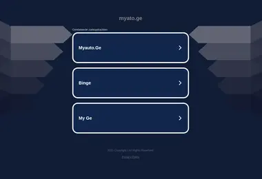 Screenshot of myato.ge