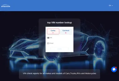 Screenshot of myautovin.ge
