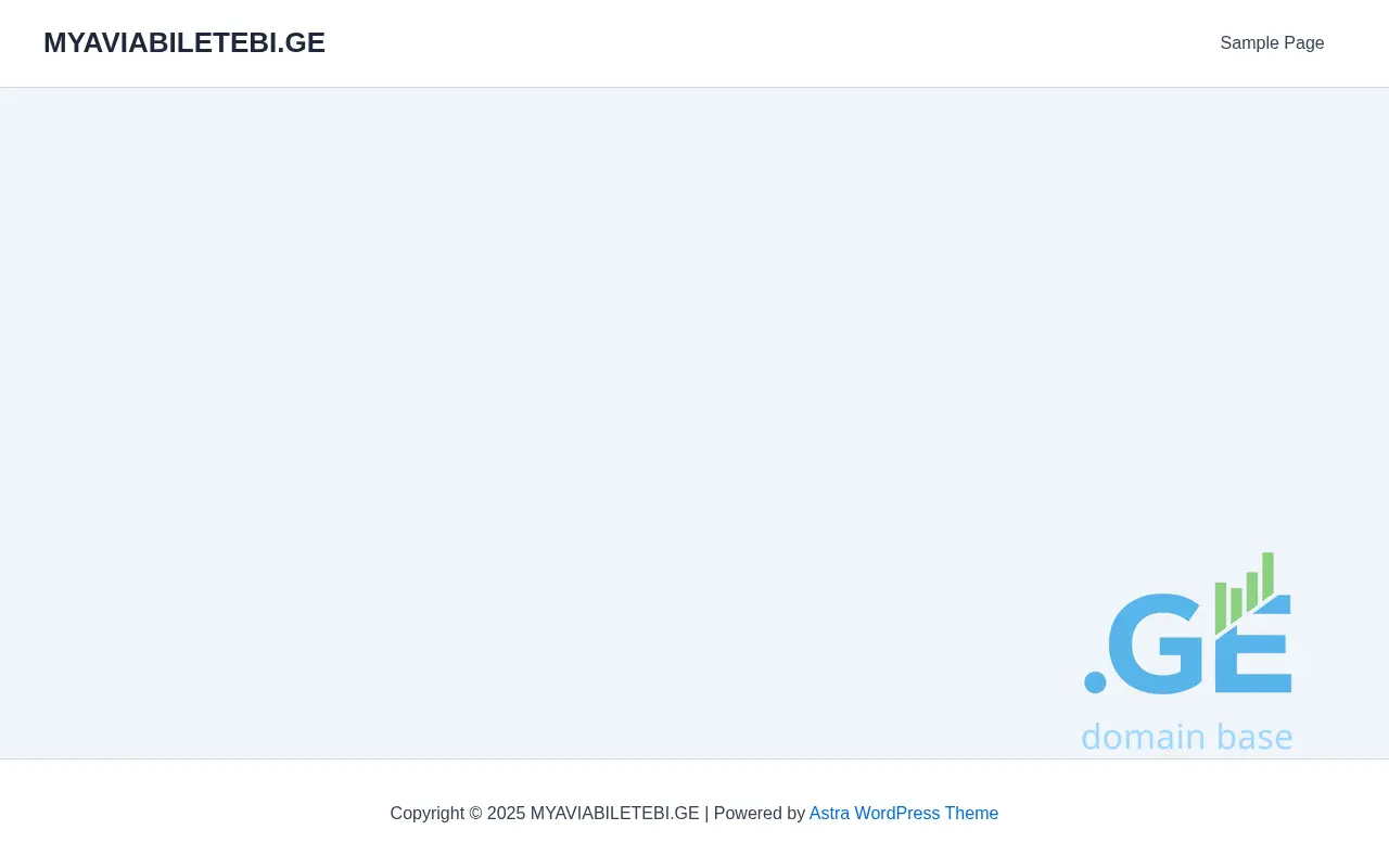 Screenshot of the site myaviabiletebi.ge