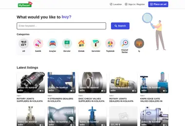 Screenshot of mybazari.ge