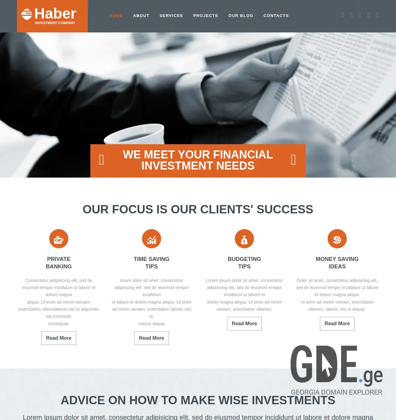 Screenshot of the site mybiz.ge at 2025-12-06