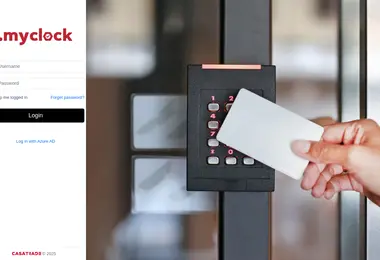 Скриншот myclock.ge