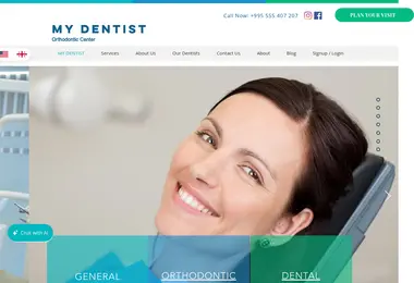Screenshot of mydentist.ge