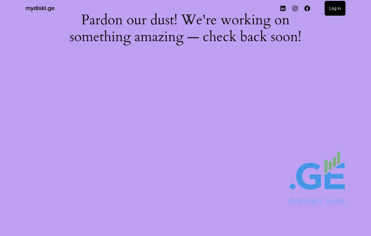 Screenshot of the site mydiski.ge
