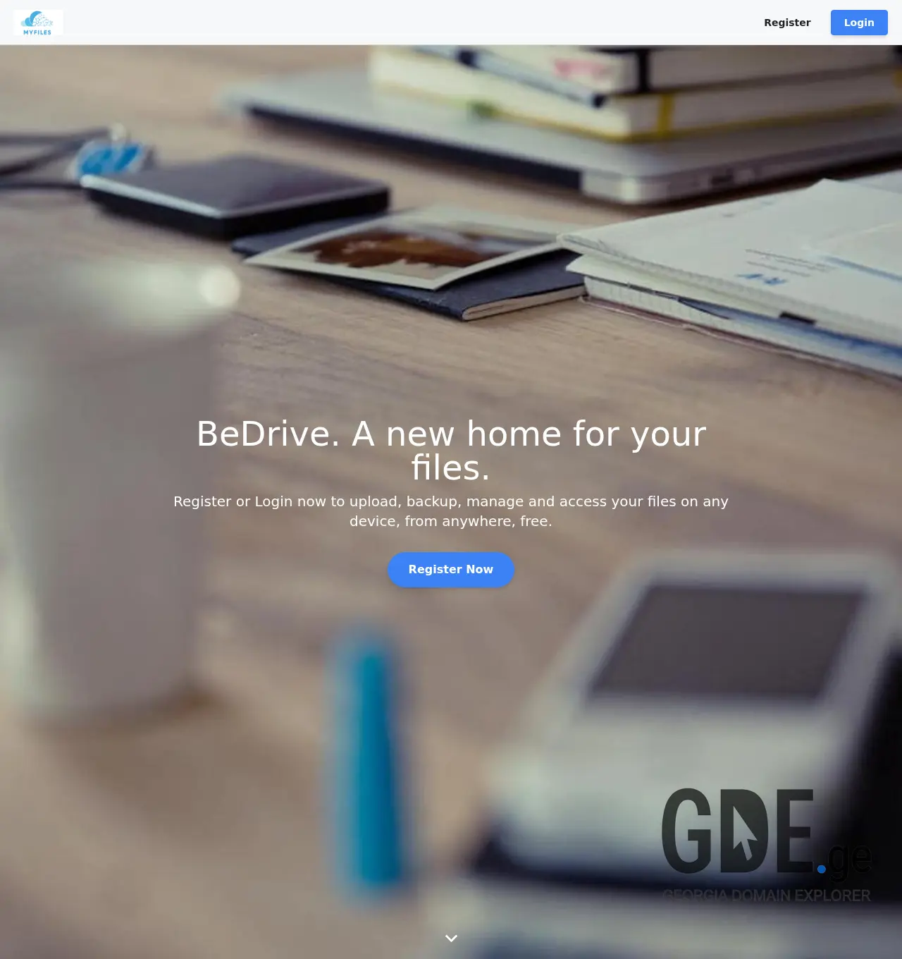 Screenshot of the site myfiles.ge at 2025-12-03