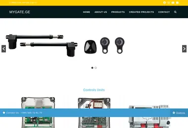 Screenshot of mygate.ge