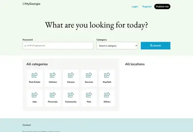 Screenshot of mygeorgia.ge