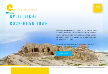 Screenshot of mygoldentravel.ge