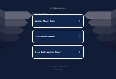 myheritage.ge-ის ეკრანის სურათი