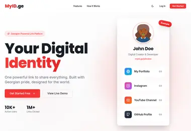 Screenshot of myid.ge